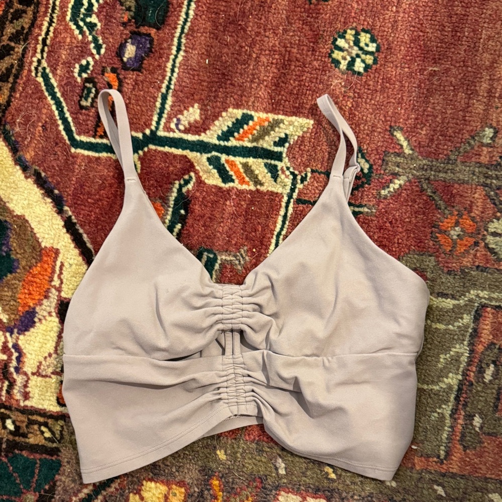 Athleta Ruched Lavender Women's Top